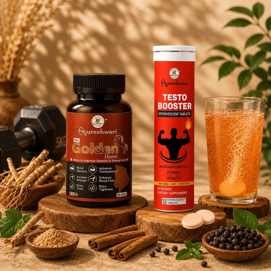 TESTO BOOSTER AND GOLDEN HORSE