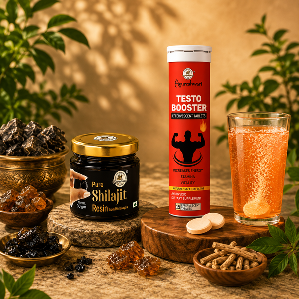 SHILAJIT AND TESTOBOOSTER
