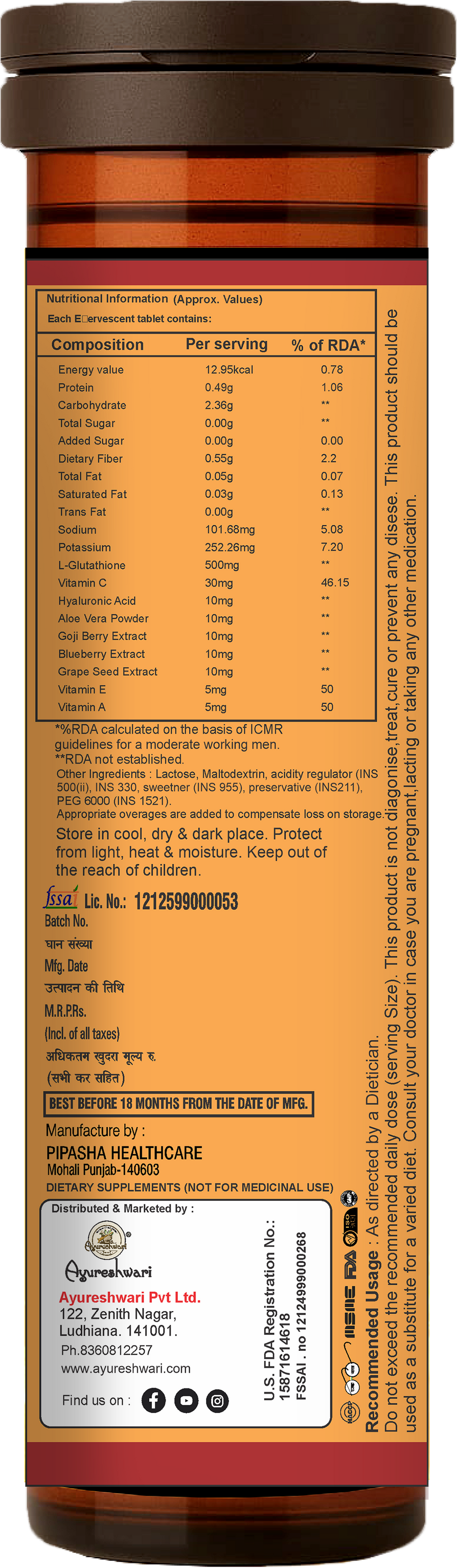 Glutathione Glow Fizz
