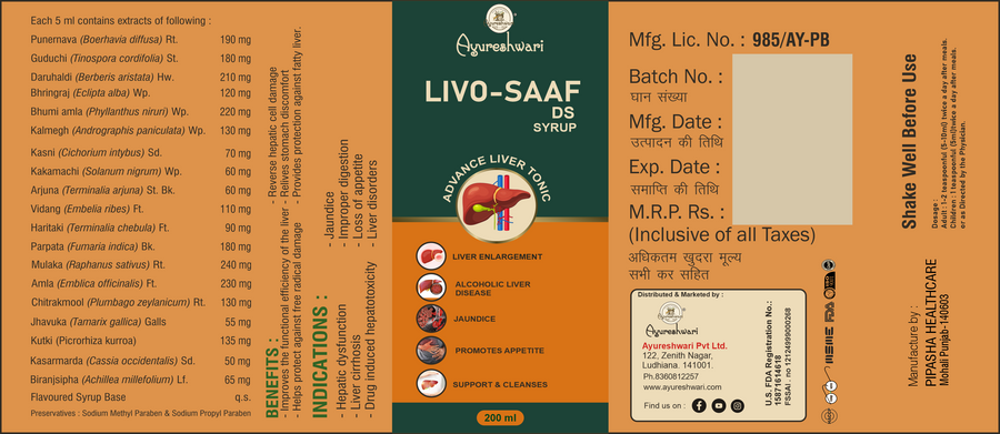 Livo-Saaf DS Syrup