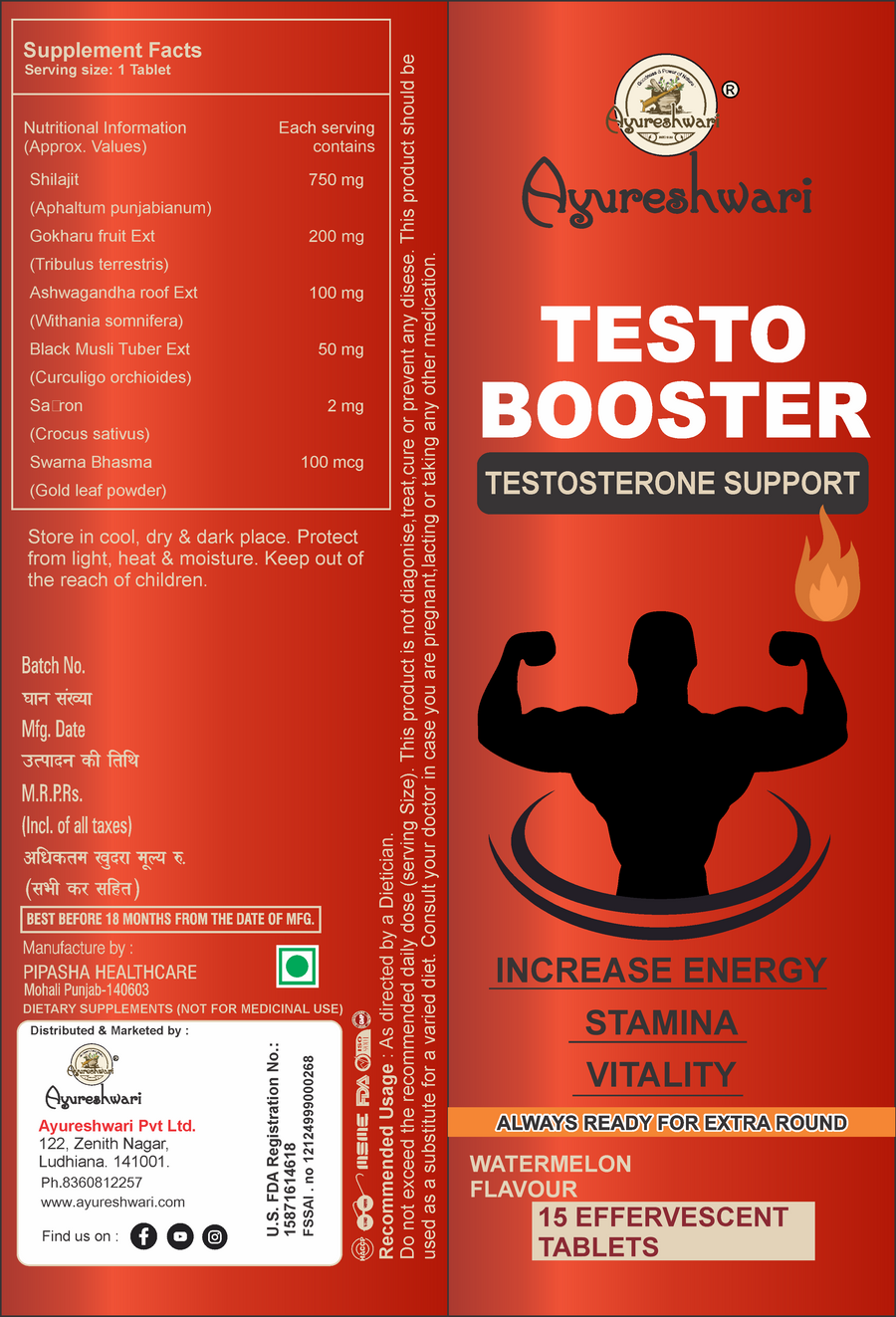 TESTO BOOSTER AND GOLDEN HORSE